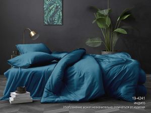 КПБ Поплин гл/кр "Luxor" диз. № Индиго (N)