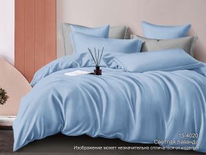 Простыня на резинке сатин (У) цвет:15-4020 TPX Светлая лаванда