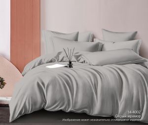 КПБ Сатин гл/кр "Luxor" диз. № 14-4002 Серый мрамор (N)