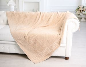 Простыня махровая, г/к, 150х200, арт. ВТ 150-200, 380 гр/м2, цвет: 022-бежевый