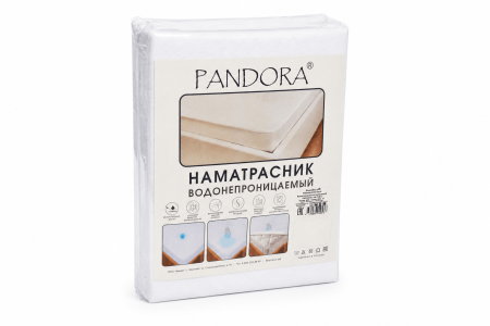 Наматрасник водонепроницаемый ТМ Pandora / борт 30/ 120х200х30