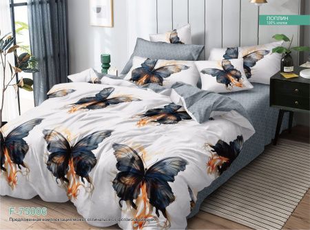 КПБ Поплин "Luxor" диз. № F 75006 A/B (N)