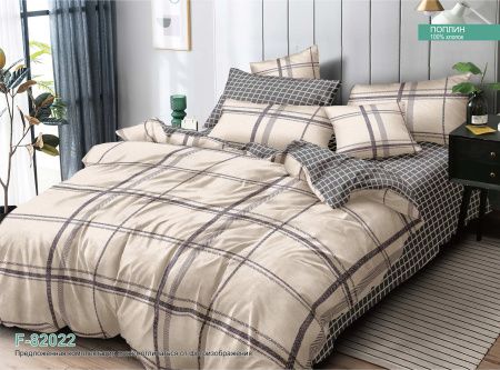 КПБ Поплин "Luxor" диз. № F 82022 A/B (N)