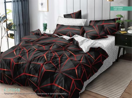 КПБ Поплин "Luxor" диз. № F 77016 A/B (N)